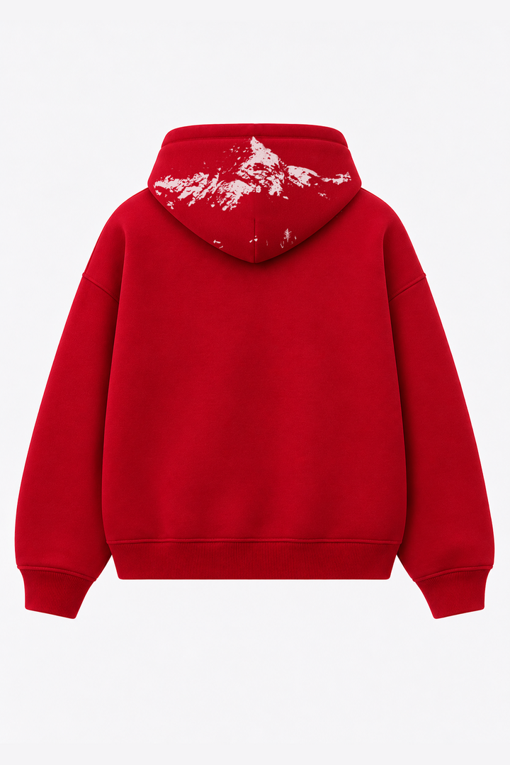 Red Alpine Sweatshirt 320g – Crop Fit - Delivery 11.2026
