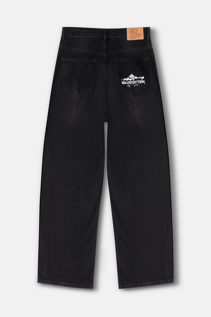 Premium Jeans MEN (Denim Black) – Baggy Fit