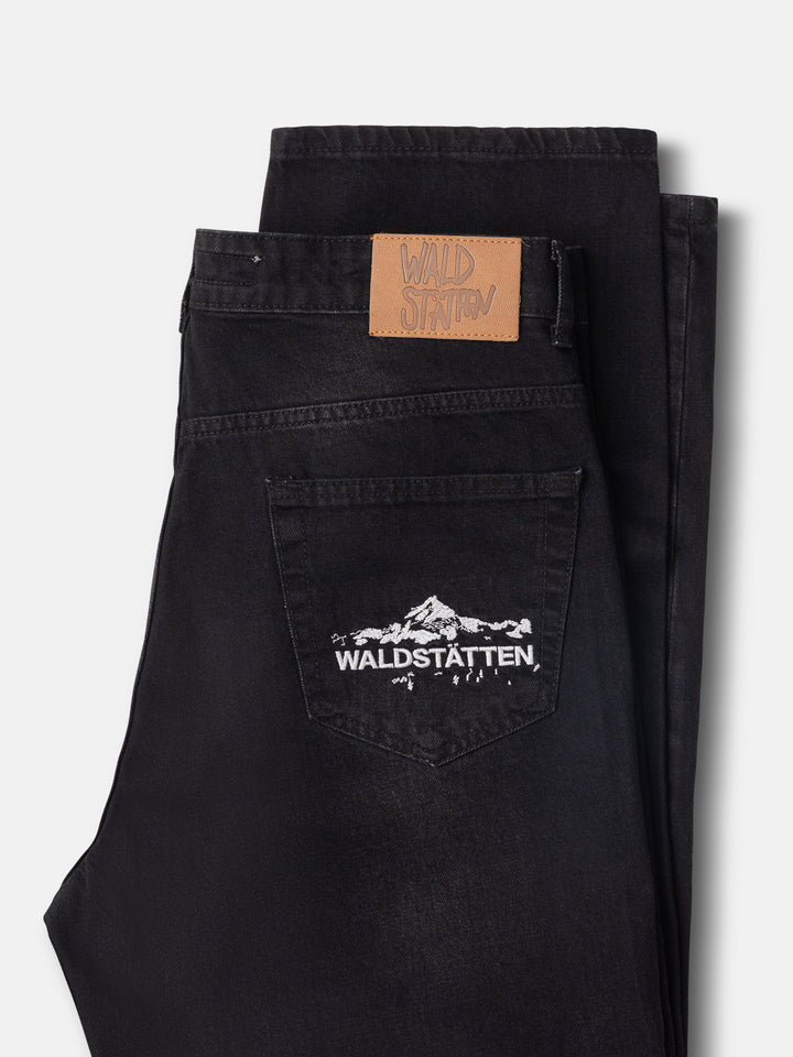 Premium Jeans MEN (Denim Black) – Baggy Fit
