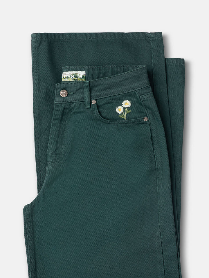 Premium Jeans WOMEN (Green Forest) – Baggy Fit
