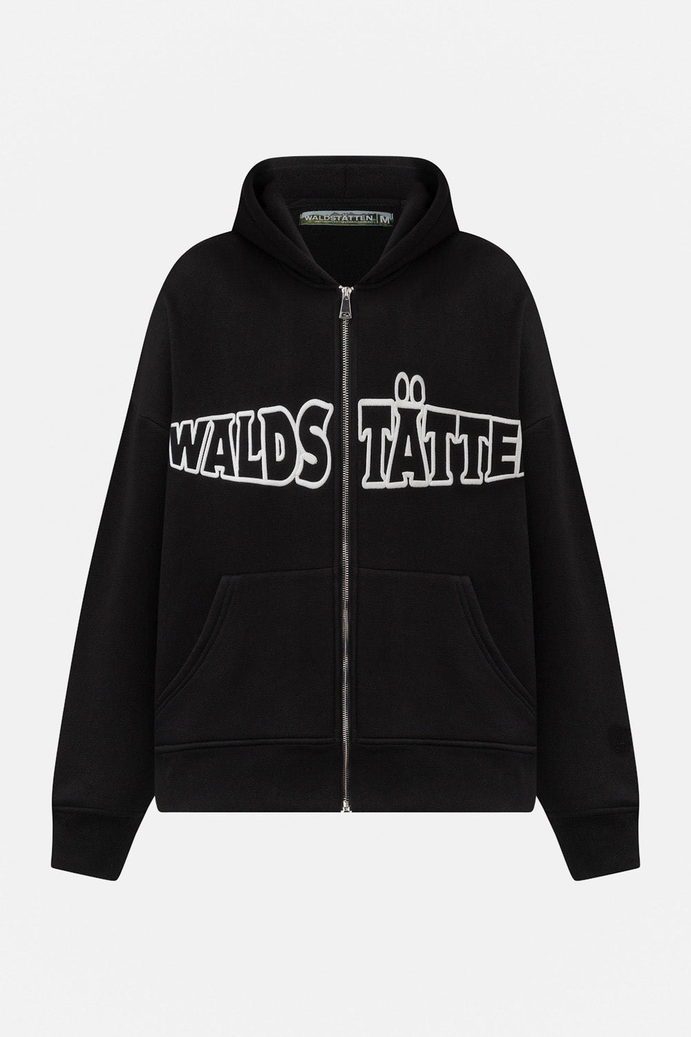 Summer Sweatshirt ZIP Black, front