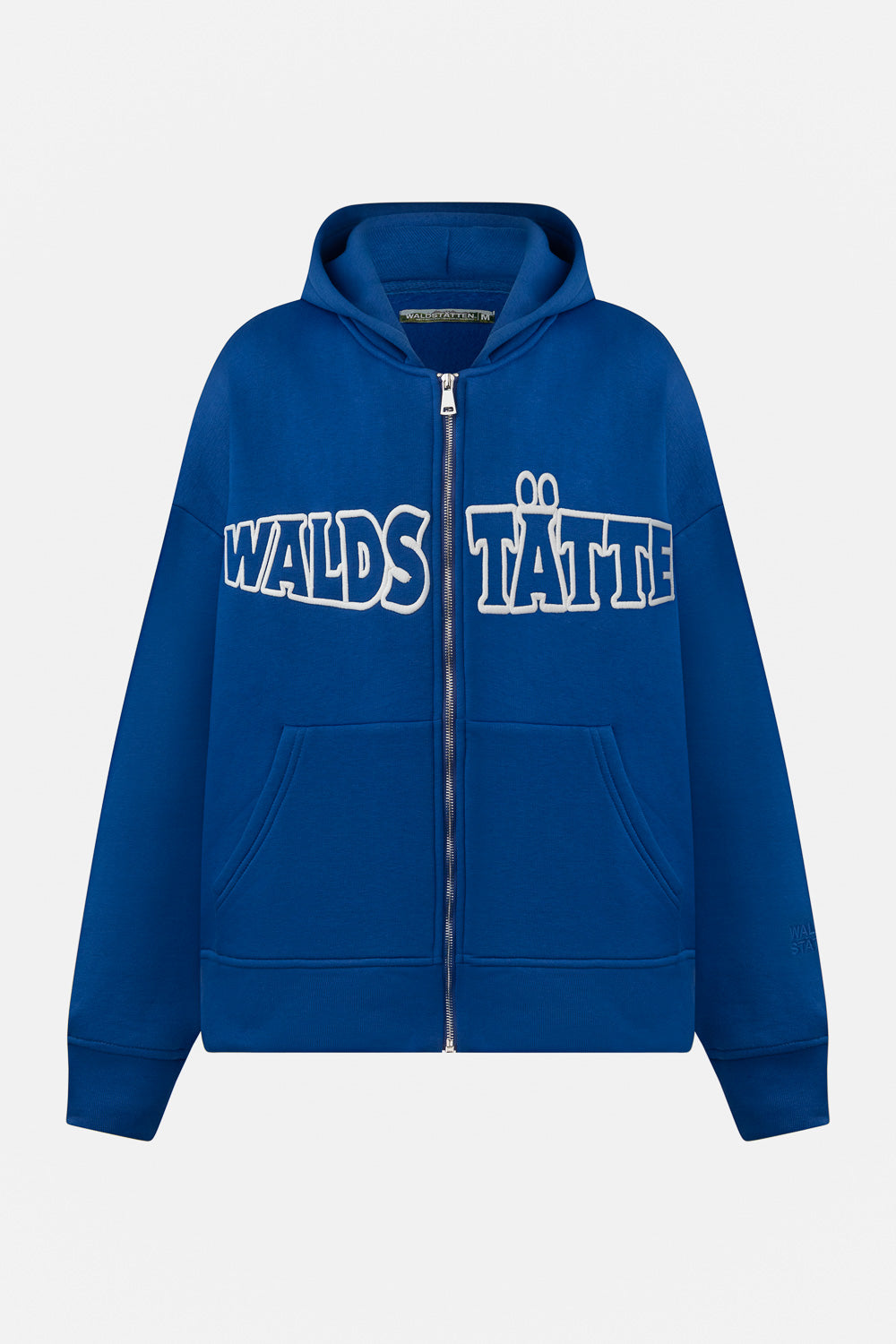 Sweatshirt ZIP Blue Elec front