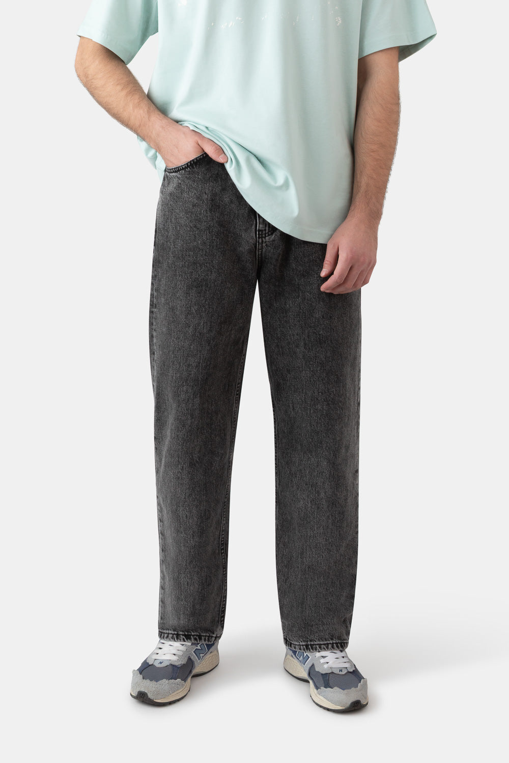 Premium Jeans UNISEX (Denim Grey) – Baggy Fit