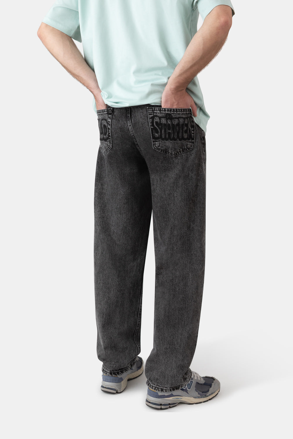 Premium Jeans UNISEX (Denim Grey) – Baggy Fit