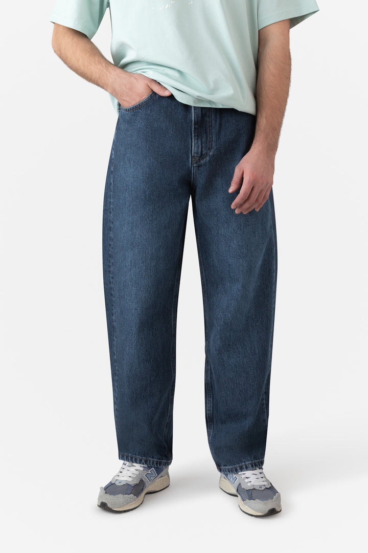 Premium Jeans UNISEX (Denim Blue) – Baggy Fit