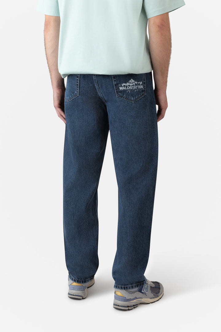 Premium Jeans UNISEX (Denim Blue) – Baggy Fit