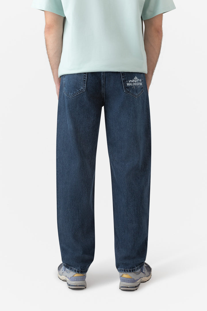 Premium Jeans UNISEX (Denim Blue) – Baggy Fit