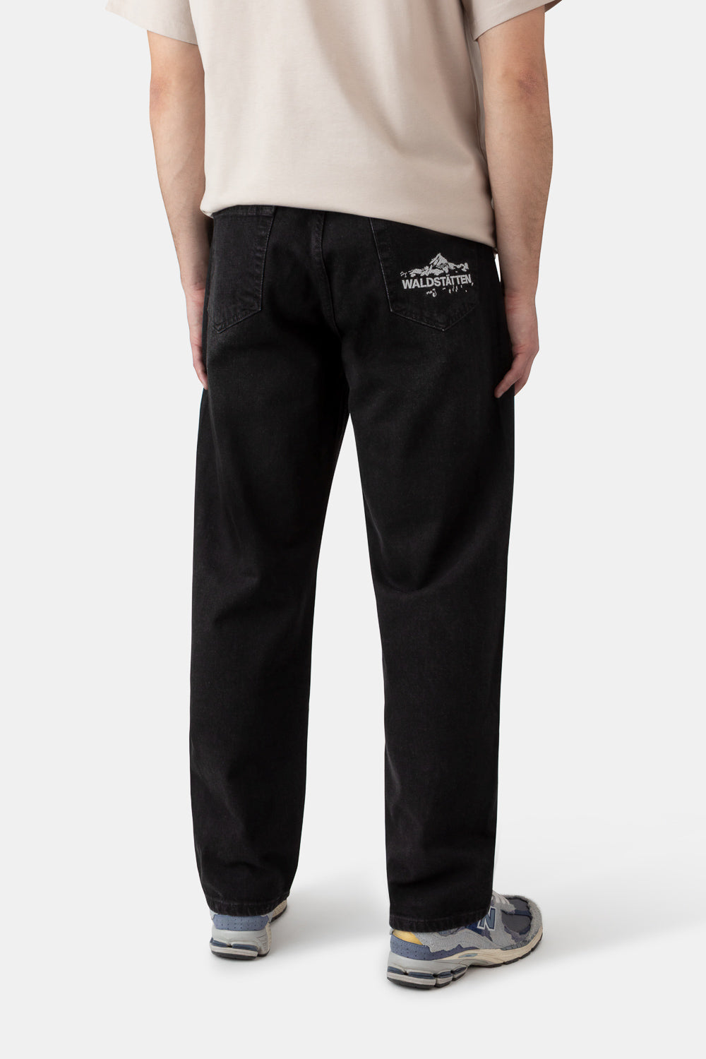 Premium Jeans UNISEX (Denim Black) – Baggy Fit