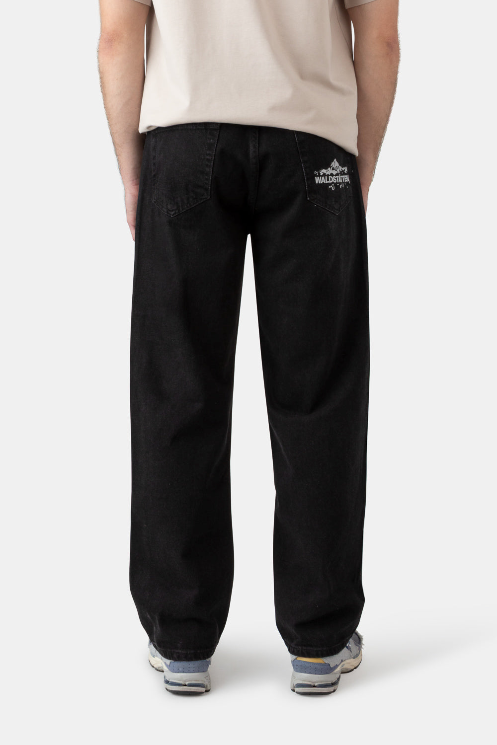 Premium Jeans UNISEX (Denim Black) – Baggy Fit