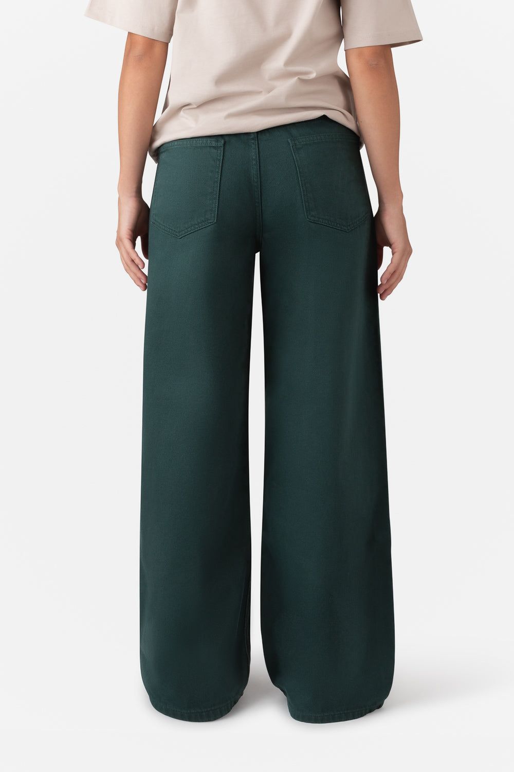 Premium Jeans WOMEN (Green Forest) – Baggy Fit