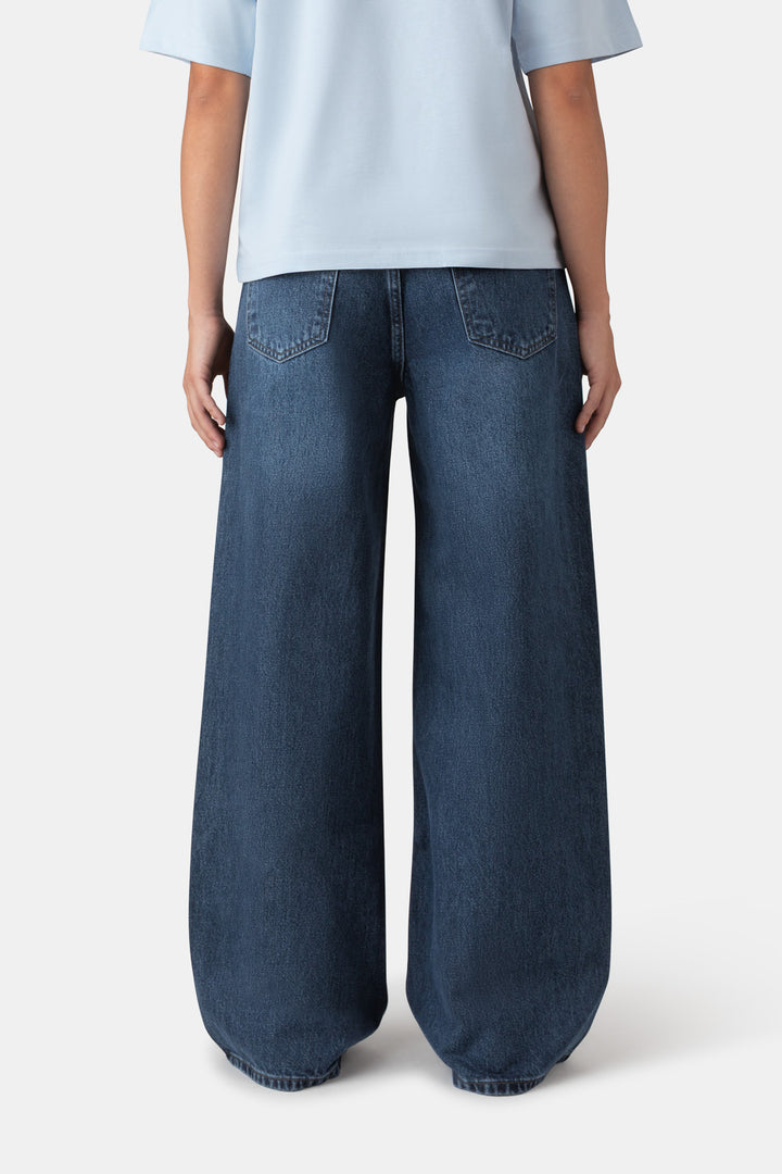 Premium Jeans WOMEN (Denim Blue) – Baggy Fit