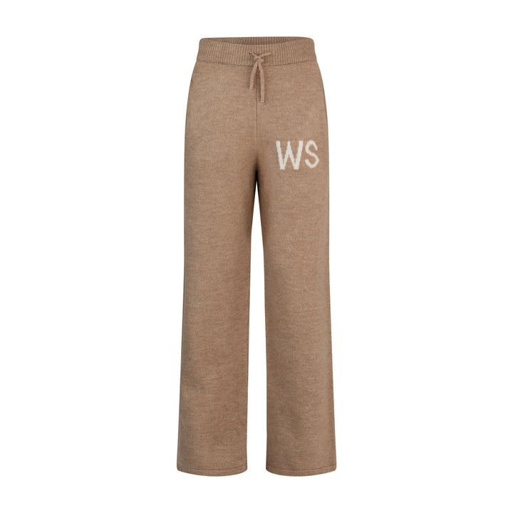 Fluffy Knit Joggers UNISEX (Beige)