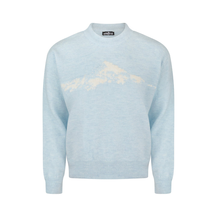 Flauschiger Strickberg UNISEX (Babyblau)