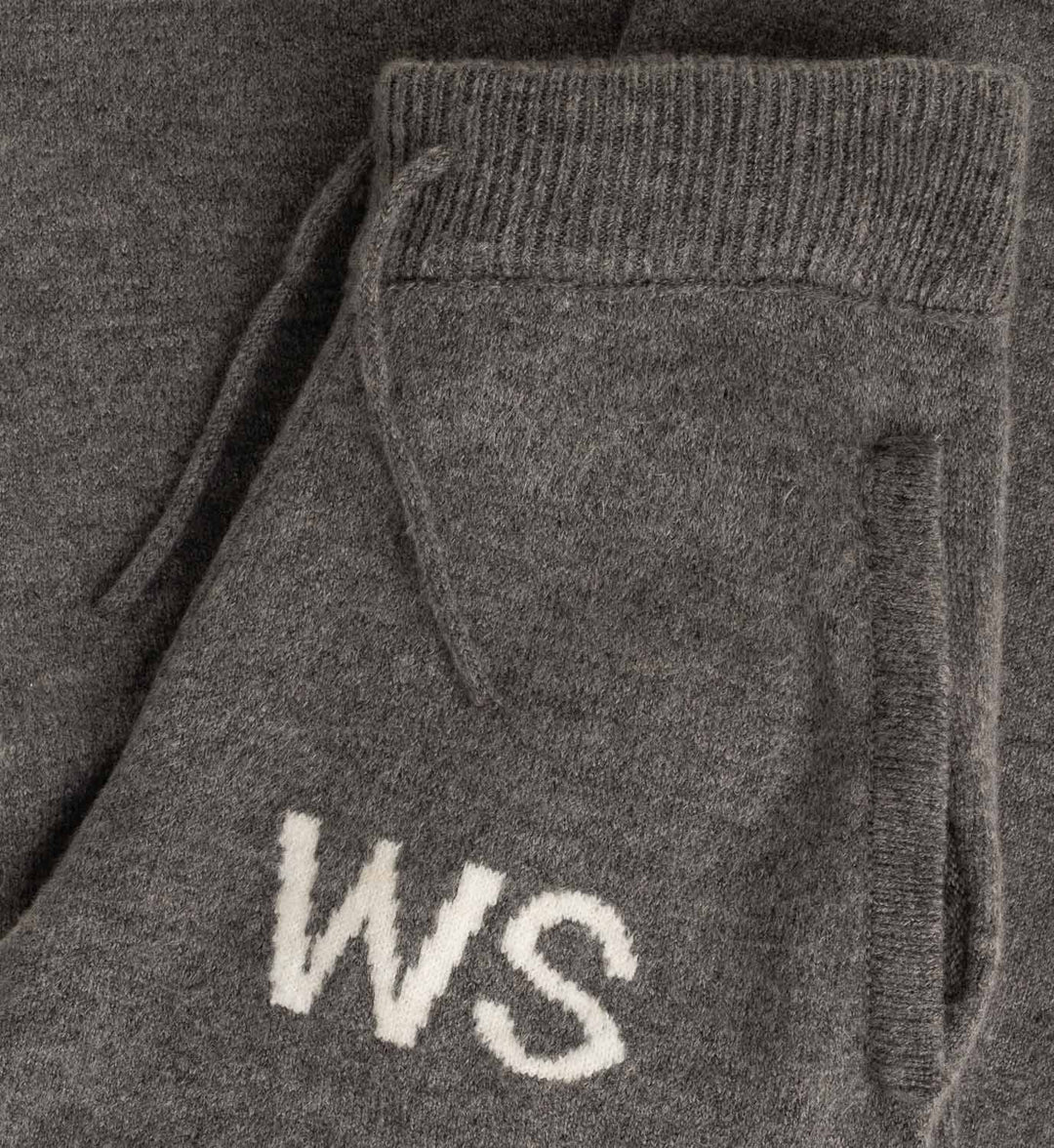 Flauschige Strick-Jogginghose UNISEX (Grau)