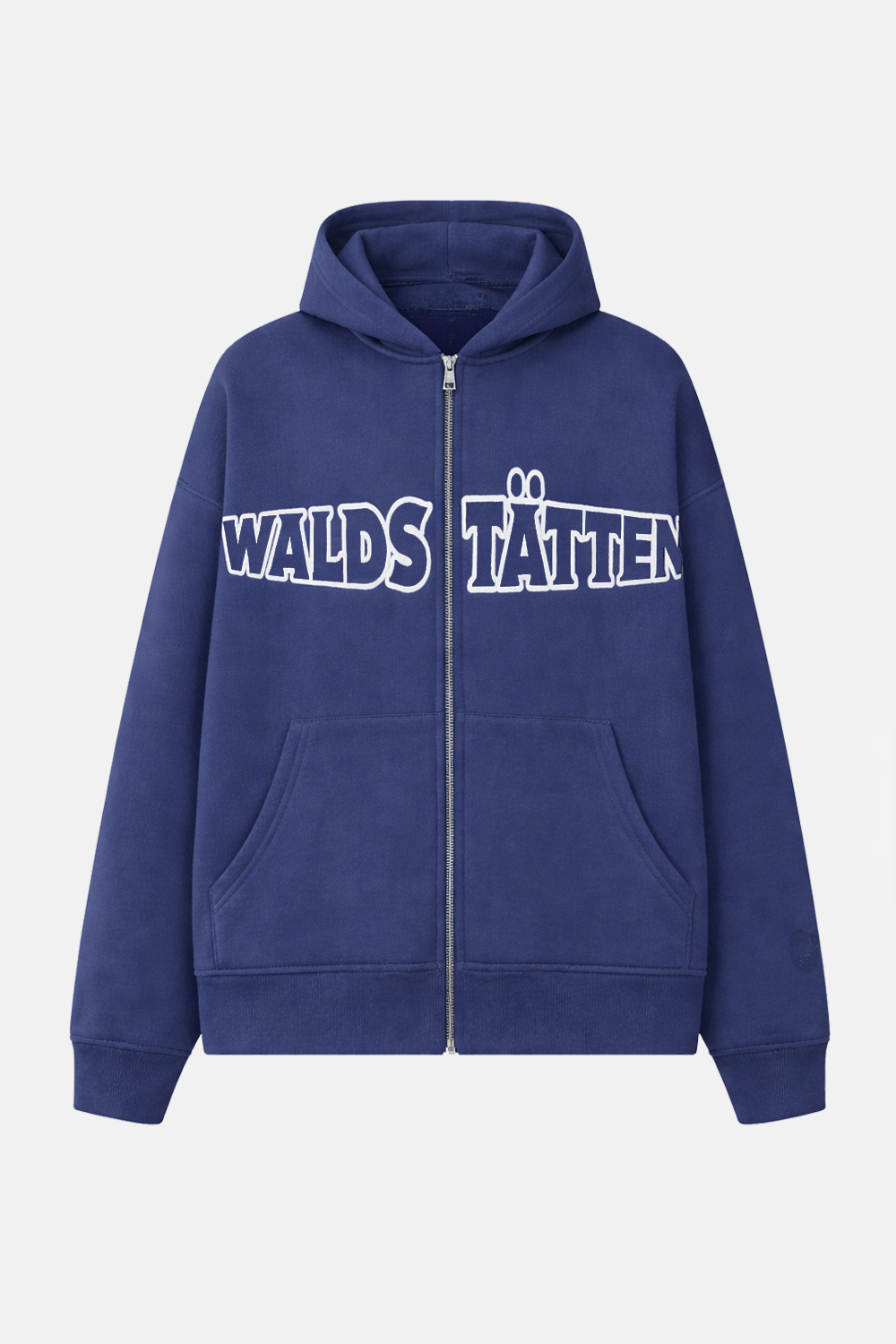 Summer Sweatshirt ZIP Navy, front