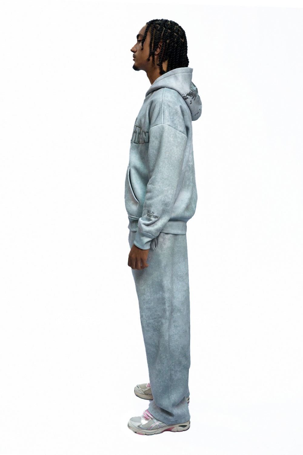 NEW 2026 Heavyweight Sweatshirt ZIP UNISEX (Paint Grey)